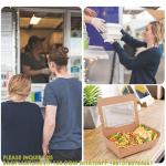 40 Oz Take Out Food Containers (50 Pack) Disposable Kraft Paper Food Container