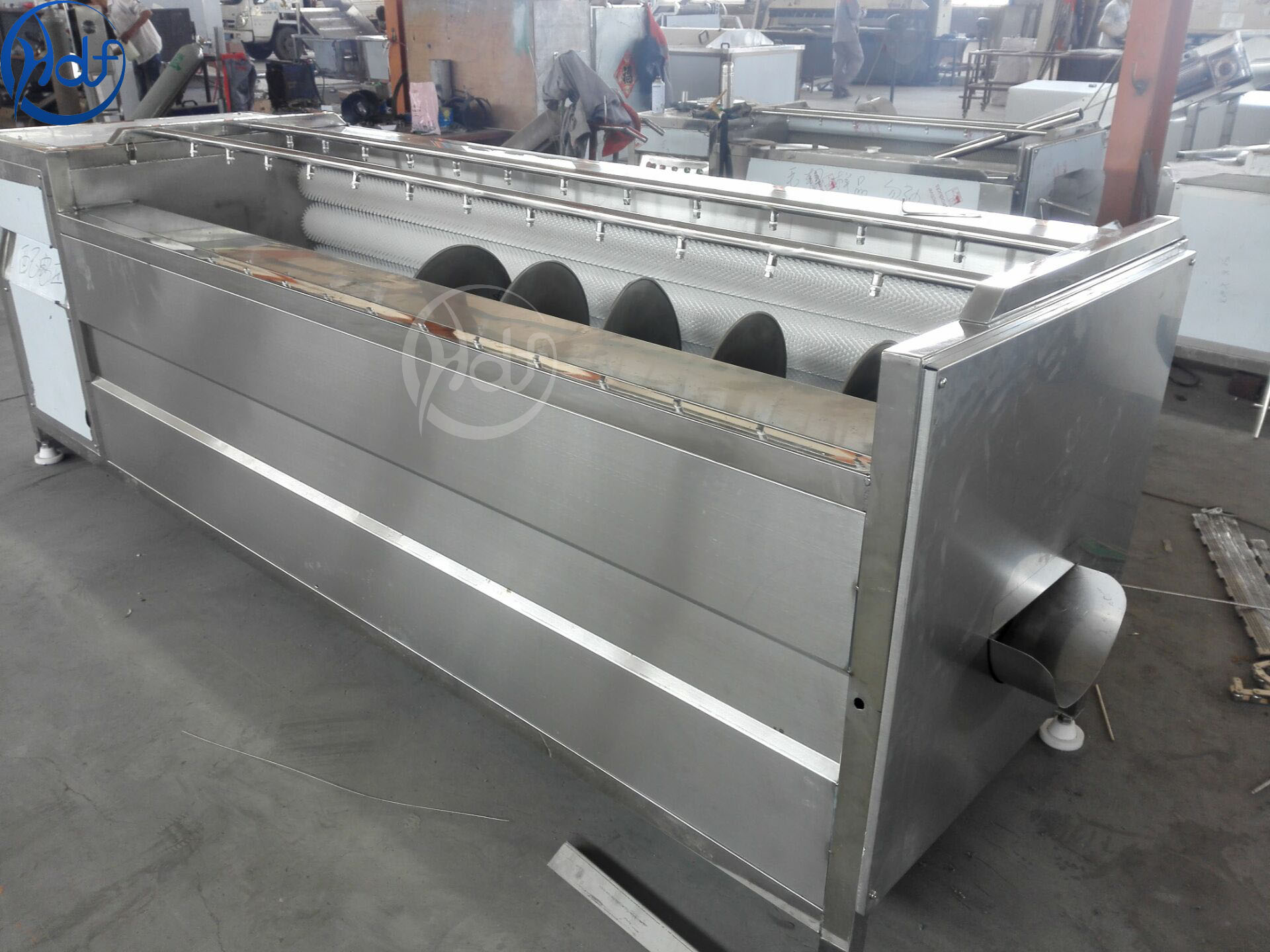 Factory Direct Selling Potato Chips Large Frying Production Line/crisper Continuous Feed Fryer Crisper Food Processing Factory