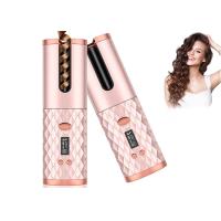 Buy cheap Usb Auto Rotating Hair Curler , 110-240V Cordless Rotating Curling Iron product
