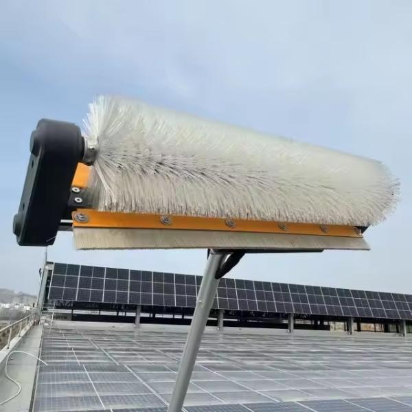 Buy cheap Solar Pv Panel Cleaning Robot Rotary Brush Machine Equipment from wholesalers