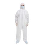 PPE Disposable Protective Coverall Waterproof White 25gsm-70gsm
