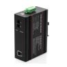 Buy cheap Metal Industrial fiber switch PoE 1*1000M single SC fiber port + 1* 10 / 100 / 1000M RJ45 port from wholesalers
