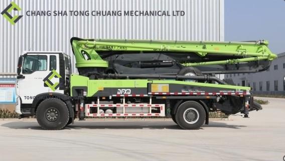Buy cheap Sinotruk Howo Chassis Concrete Pump Truck 38 Meters from wholesalers