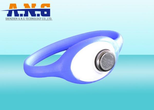 Buy cheap Waterproof 64 Bit DS1990A-F5 Bracelets Silicone Wristband for GYM from wholesalers