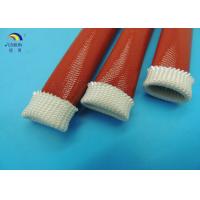 Buy cheap Electrical Insulation Sleeving Silicone Resin Fiberglass Sleeving / Tubing / product
