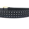 Buy cheap 3.5cm Wide Mens Braided Leather Belt Customized Logo from wholesalers