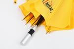 Auto Open Promotional Golf Umbrellas 27 Inch With Yellow Fabric Customized