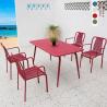 Buy cheap UV Resistant Customized Color Outdoor Dining Table And Chairs Set With Aluminium Garden Furniture from wholesalers