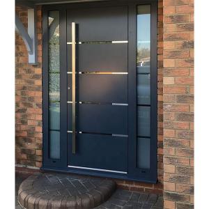 Wholesale Exterior Entrance Front Main Gate Steel Security Doors Modern Residential from china suppliers