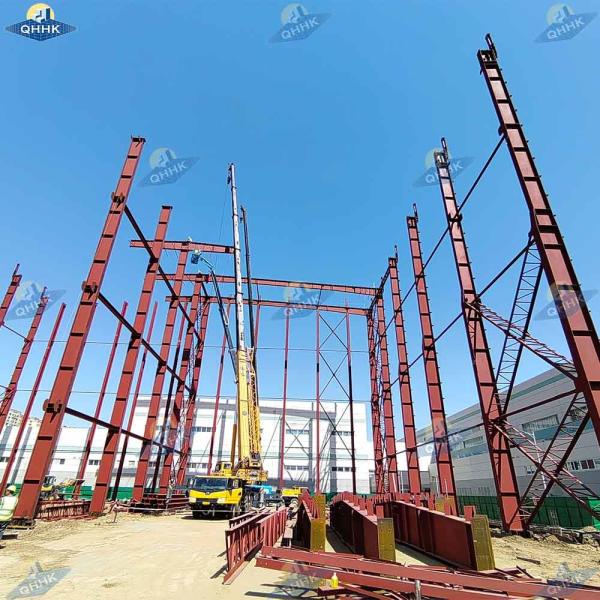 Buy cheap 100x100 Large Commercial Prefabricated Steel Structure Warehouse from wholesalers