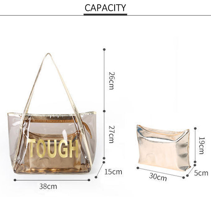 Notebook Shoulder Portable Tote PVC Handbags