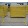 Buy cheap Multi Color Temporary Metal Security Fencing Panels Protect Private Assets from wholesalers