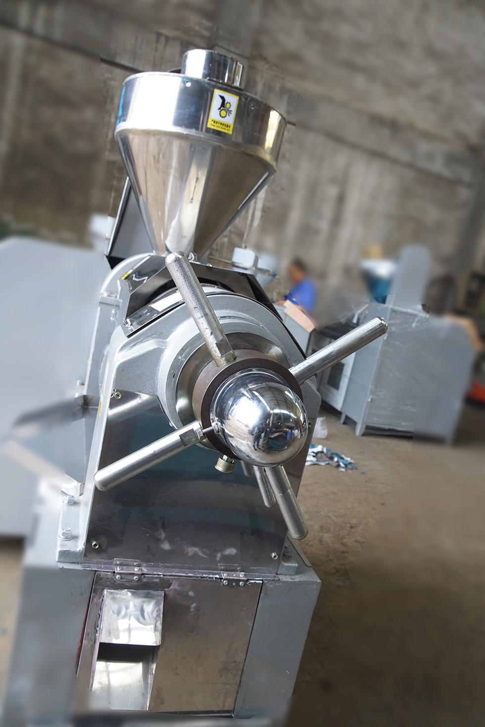 RF95 Stainless Automatic Oil Press Machine with temperature control 150-200kg/h