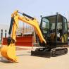 Buy cheap TUV Crawler Excavator 1500mm Small Mini Excavator Easy To Clean from wholesalers