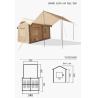 Buy cheap factory wholesale price hot selling custom logo luxury waterproof inflatable Camping Tent from wholesalers