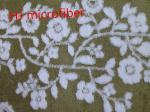 Green printed flower Microfiber Mat 40*60 floor bathroom memory foam mat carpet