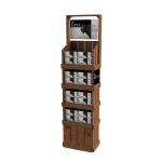 Customized Double-sided Wine Racks Wine Rack Wood Wooden Display Stand for