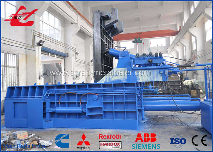 PLC Automatic Control 22kW Hydraulic Bailer Machine for Scrap Recycling Company