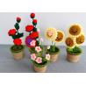 Buy cheap New Creative Luxury Handmade Crochet Knitting Plants Flowers Handicraft Home Decorations Crochet Flower from wholesalers