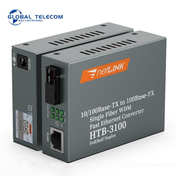 Buy cheap Single fiber Fiber Media Converter , RJ45 Netlink Media Converter Htb Gs 03 from wholesalers