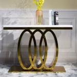 Stainless Steel Marble Console Tables - Perfect For Modern Interiors