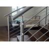 Buy cheap Indoor Stair Railing Stainless Steel Balustrade System Solid Rod Bar Simple Installation from wholesalers