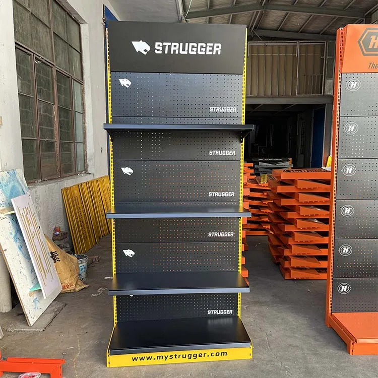 2023 New product Shelves China Factory Customized Inner and Outer Corner Shelf Shop Equipment