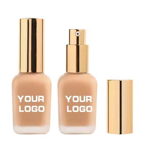 Buy cheap Cruelty-Free Low Moq Private Label Matte Foundation Custom Logo Long Lasting Liquid Foundation Beauty Products from wholesalers