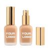 Buy cheap Cruelty-Free Low Moq Private Label Matte Foundation Custom Logo Long Lasting Liquid Foundation Beauty Products from wholesalers