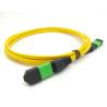 Buy cheap Yellow cable PC, UPC, APC MTP / MPO singlemode Fiber Optic Patch Cord from wholesalers