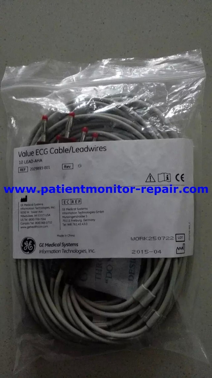 GE Medical Equipment Accessories MAC1200 MAC800 Volue ECG Cable Leadwires 14 Pin