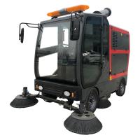 Buy cheap Road Cleaning Mechanical Electric Vacuum Sweeper Machine Truck With Brush product