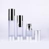 Buy cheap Multiple capacity 15ml 30ml 50ml plastic silver frosted body China manufacturers foundation round airless pump bottle wh from wholesalers