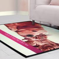 Buy cheap 1.8MM Promotion Gifts Polyester Custom Logo Mats 400x600MM product