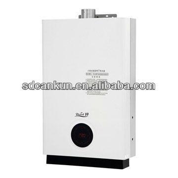 Buy cheap Tankless Natural Gas Hot Water Boiler Heater 6L-14L 110V Brushed Aluminum from wholesalers