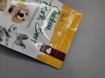 0.36mm Thick Aluminum Foil Flexible Pet Food Packaging Bag Flat Bottom side