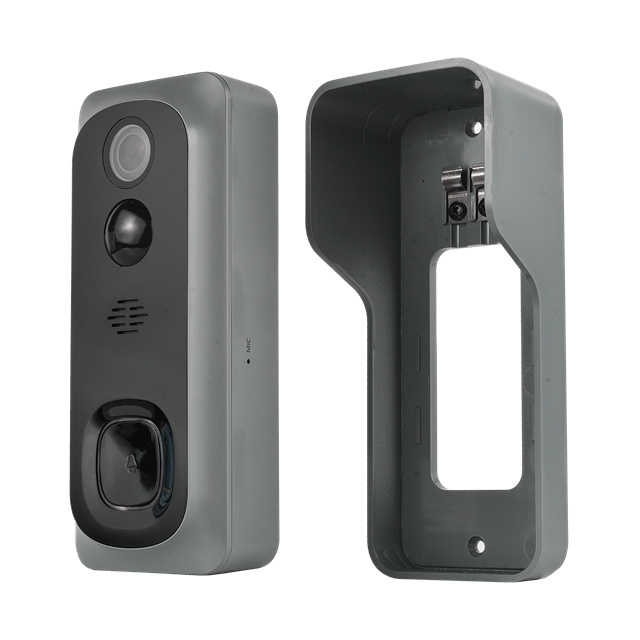Anti Theft IP54 Smart Video Doorbell 1080p Hd Wireless Peephole Cam Door Bell