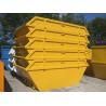 Buy cheap 6 Cbm Outdoor Stackable Steel Bins Waste Chain Lift Bins Opten Top Skip Hopper from wholesalers