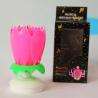 Buy cheap Multicolor Spinning Musical Birthday Candle Flower For Celebration from wholesalers