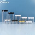 Round PET Eye Cream Bottle 50ml-250ml Empty Cosmetic Jar For Spot