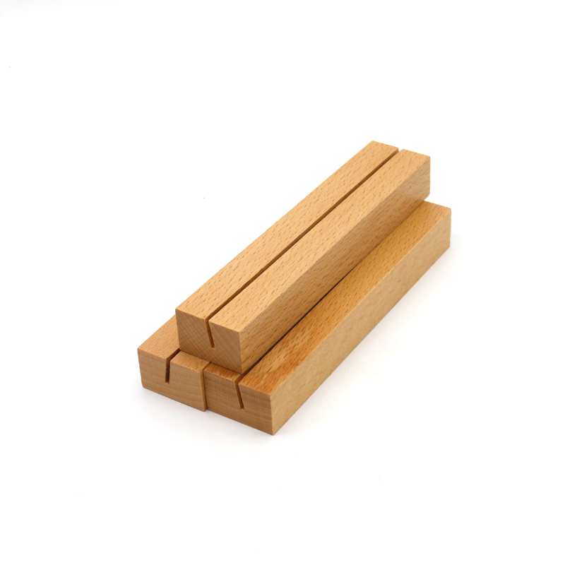 Desktop Bamboo business Card holder /memo holder