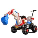 2.4G Bluetooth Remote Control 6v All-electric Ride on Construction Truck Car for