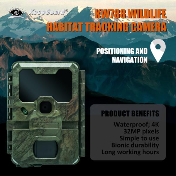 KW788 Wildlife Trail Camera hunting camera Waterproof 4K 32MP night vision