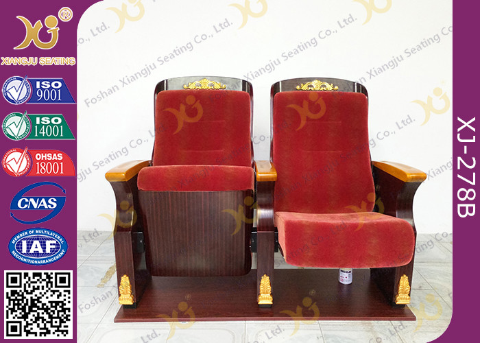 Commercial Triangle Arm Conference Room Church Seats / Auditorium Chair