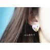 Buy cheap Unique Dried Plant Real Flower Purple Stud Earring for Fashion Women from wholesalers