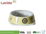Large Shine Finish Cute Pet Bowls Food Grade Melamine Material Dishwasher Safe