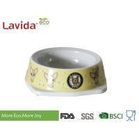 Buy cheap Large Shine Finish Cute Pet Bowls Food Grade Melamine Material Dishwasher Safe product
