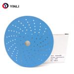 80Grit Hook Film Loop Round Sanding Disc Paper With Holes Colorful Ceramic
