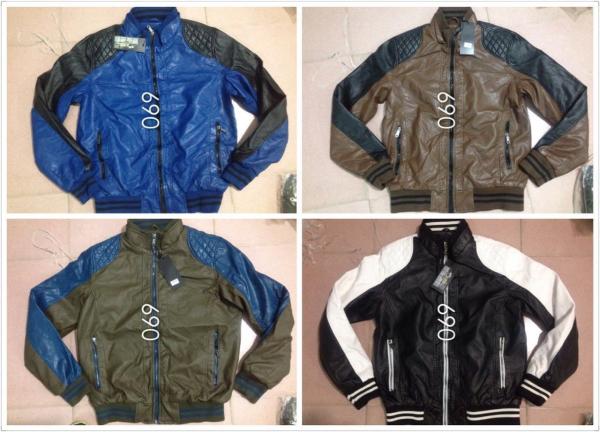 Buy cheap 069 Men's pu fashion jacket coat stock from wholesalers