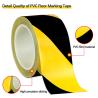 Buy cheap Single Sided Custom PVC Marking Tape Warning Yellow Danger Tape Adhesive Caution from wholesalers